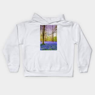 Bluebell Woods Greys Court England UK Kids Hoodie